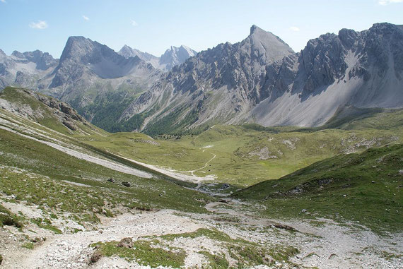 Abstieg über die Kerschbaumeralm