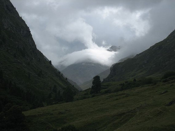 Von Rofen aus der Blick nach Süden