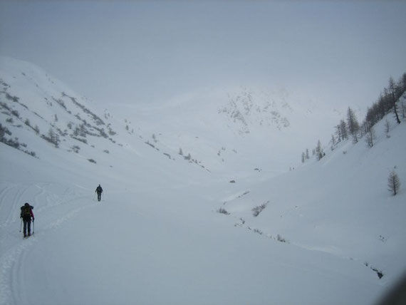 Der obere Teil des Roßtales mit dem Geil (2494m) im Hintergrund