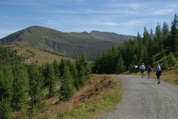 Am Weg von der Bergstation Richtung Mallnock
