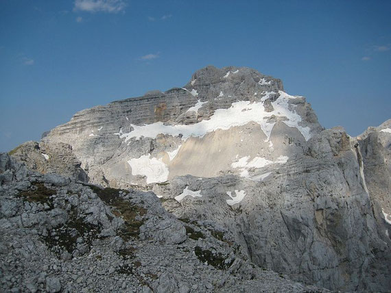 Schon am Gipfel des Kriz bietet sich ein herrliches Panorama, im Bild der Razor