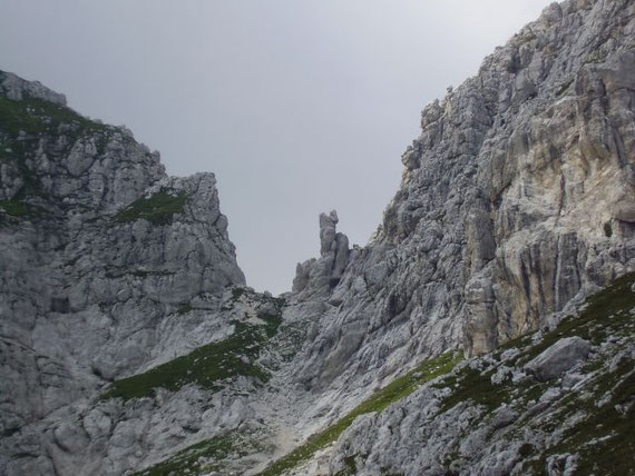 Blick nach Westen zur Mosesscharte (2271m)