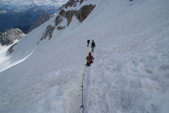 Abtsieg am "Gletschertrampelpfad"
