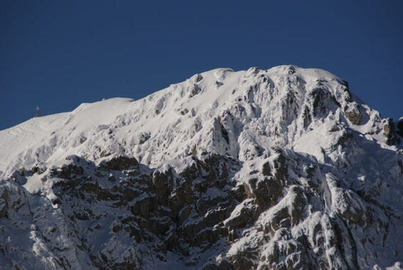 Der höchste Gipfel der Karnischen Alpen, die Hohe Warte