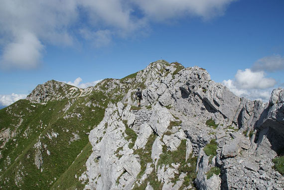 Die letzten Minuten zum Gipfel