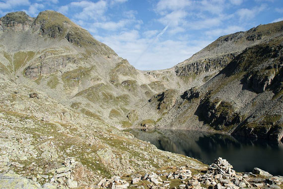 Blick über den Kleinen Mühldorfer See zum Riekentörl