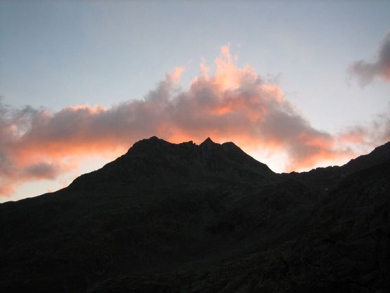 Morgenstimmung bei der Elberfelderhütte