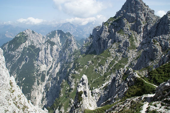 Rückweg Richtung Forcella della Peccora