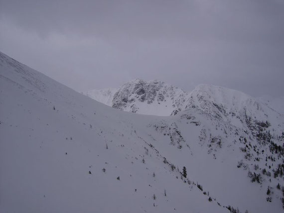 Blick nach Süden auf den Schwarzkogel (2026m)