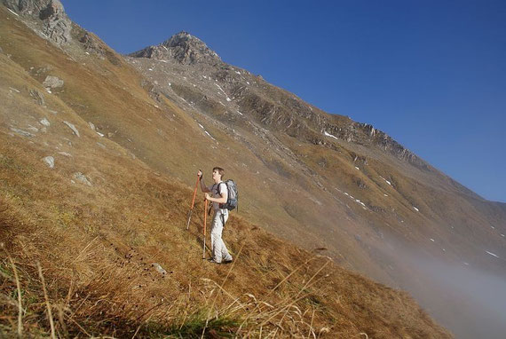 Über dem Nebel mit der Geißl im Hintergrund