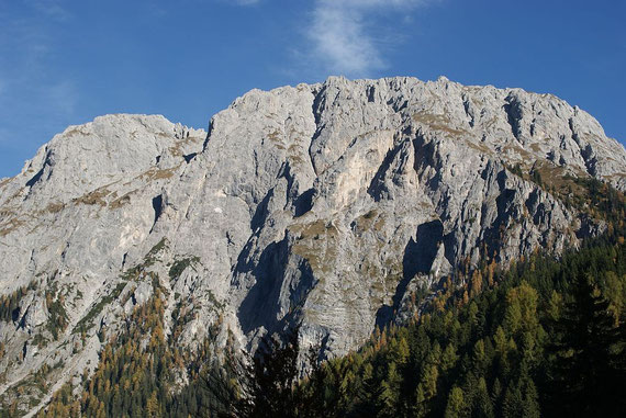 Blick auf den Reißkofel (knapp vor der Jochalm aufgenommen)