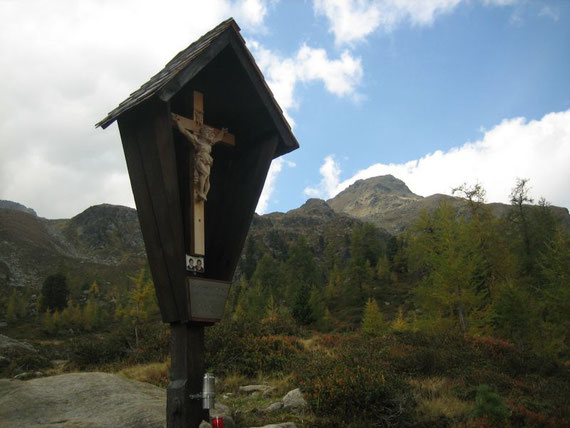 Knapp oberhalb der Lienzer Hütte