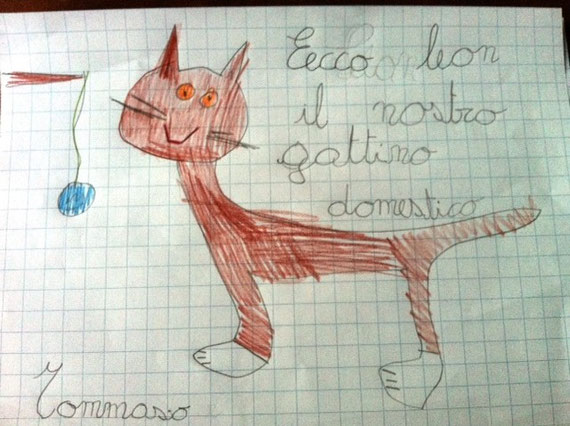 bellissimo disegno di Tommaso! Grazie!
