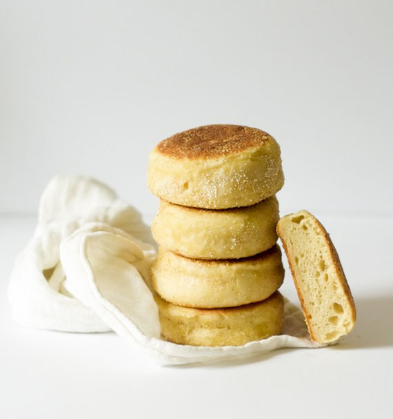 English Muffins, Gebäck, Brötchen, Frühstück, Frühstücksbrötchen, Backen, 