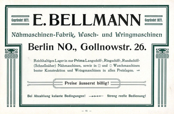 1910  Advertisement