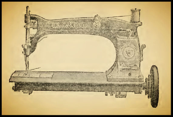 W&W No. D 10  - The Sewing Machine Gazette 1886