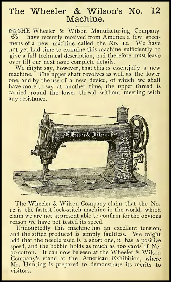 1887 The Sewing Machine Gazette