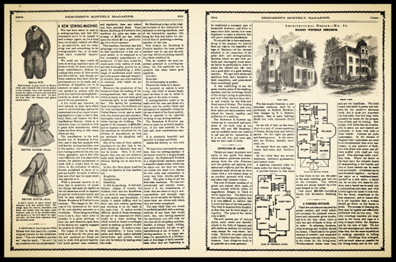 1868 Demorest Magazine