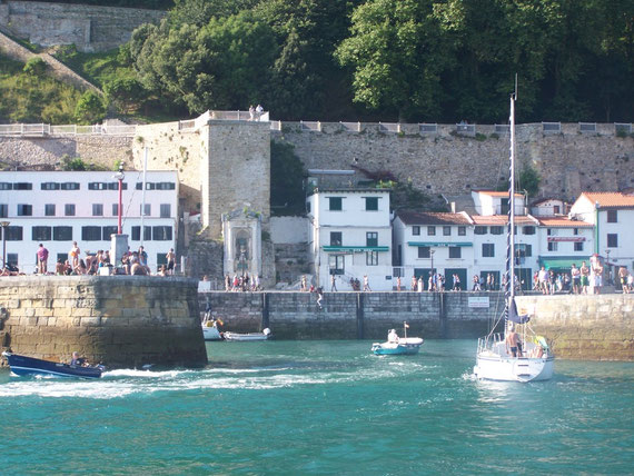 Entrée du port de San Sébastien