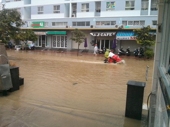 Unsere Straße in Nha Trang