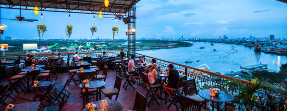 Terrasse des Hotel Majestic