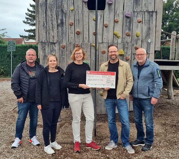 Von links: Thorsten Ehrhardt, Sarah Müller, Kathleen Brunotte, Benjamin Waßmann, Willi Ehrhardt