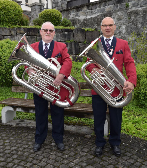 v.l.n.r. Hans Müller, Rolf Aschwanden