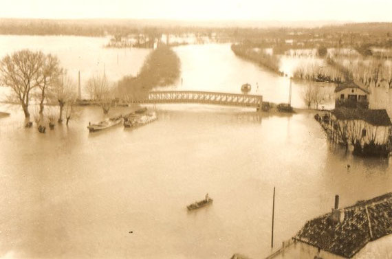 La Bidouze à Guiche le 2 février © Mairie de Guiche