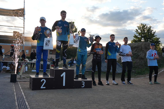 Podium 17+ : Paul 1e, Evan 2e, Kevan 3e, Noé 5e et Pierrick 6e !!!