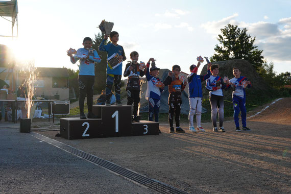 Podium U11 : Liam 1e