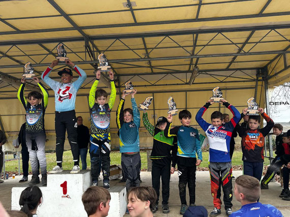U11 : Gaëtan 6e et Valentin 4e