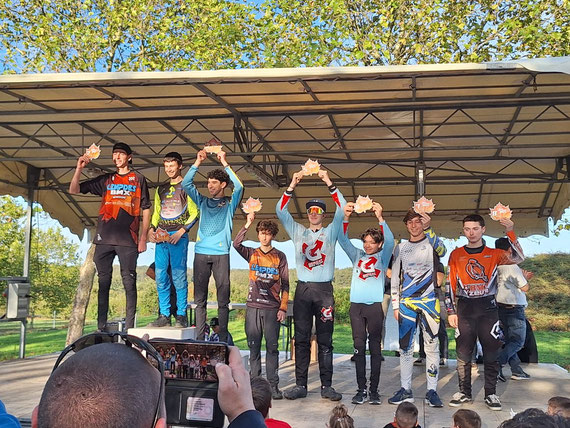 Podium U17 : Mathias 3e