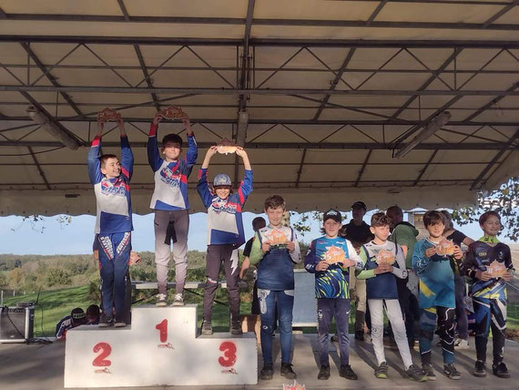 Podium U11 : Liam 7e