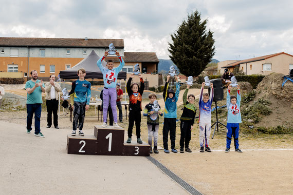 Podium U11 : Valentin 2e et Loris 5e