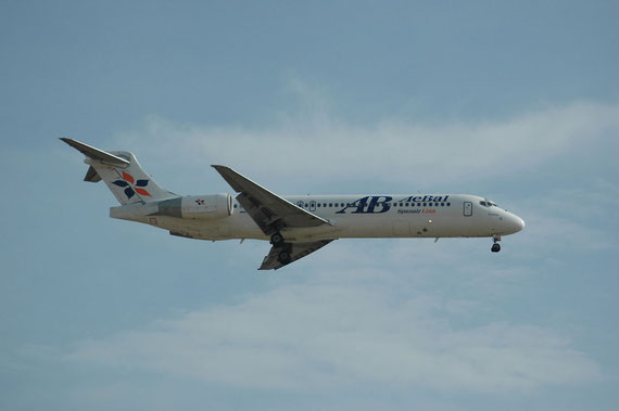AeBal Boeing 717 im Landeanflug/Courtesy: Jordi Palacio Granado
