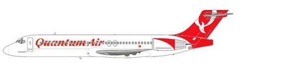 Boeing 717 in den Farben der Quantum Air/Courtesy and Copyright: md80design