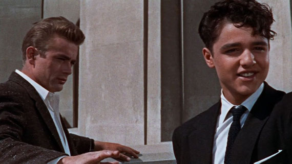 Sal Mineo (r) in Rebel Without A Cause