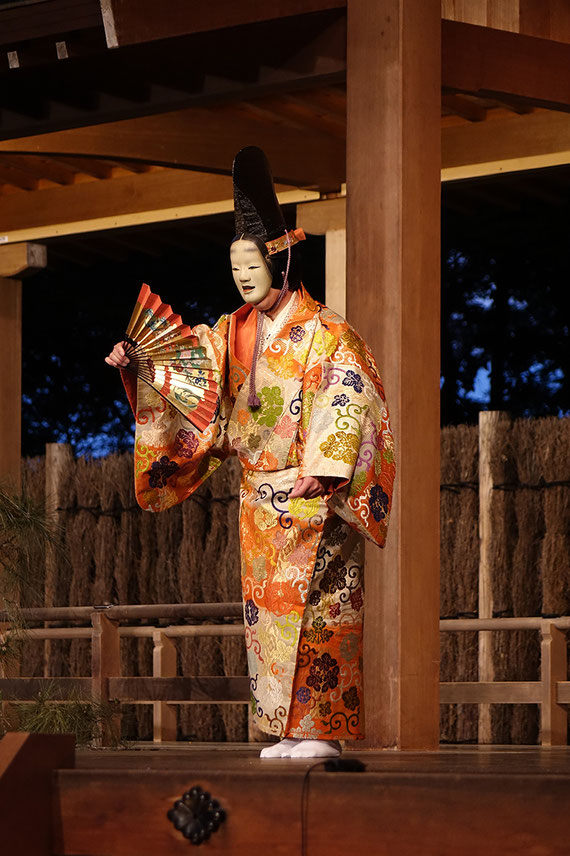 節木増(越前出目作写)　武田神社薪能第12回「船弁慶」シテ 佐久間二郎師