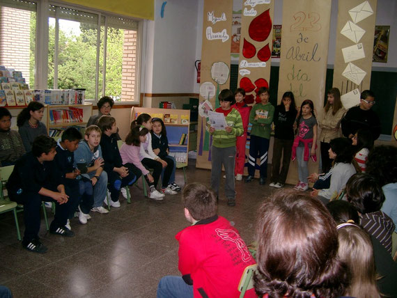 Encuentro literario de los trabajos de sexto de primaria