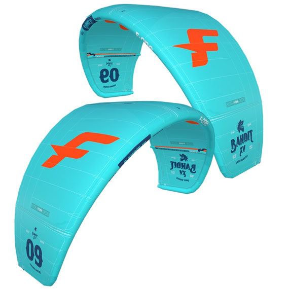 F-One Bandit XV Kite Glacier Flame im SALE bei WindSucht