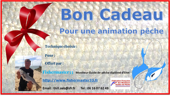 bon cadeau animation peche bassin d'Arcachon