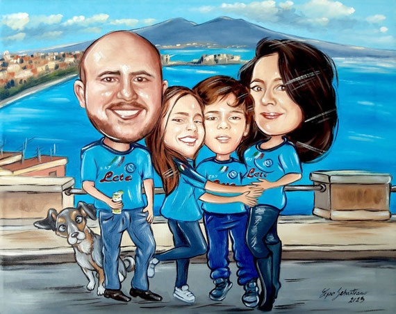 caricature da foto su commissione
