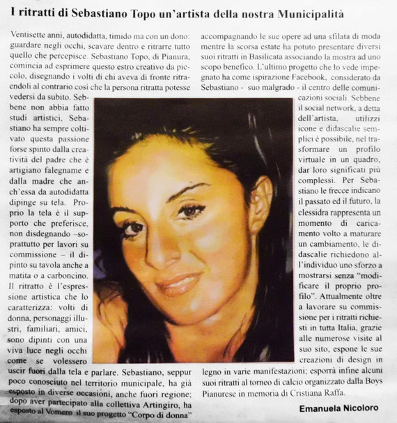 Articolo tratto da "L'informazione di Soccavo Pianura" Mensile d'informazione sulla IX Municipalita - Napoli