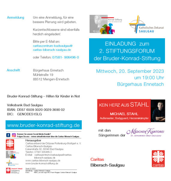 Einladung Stiftungsforum