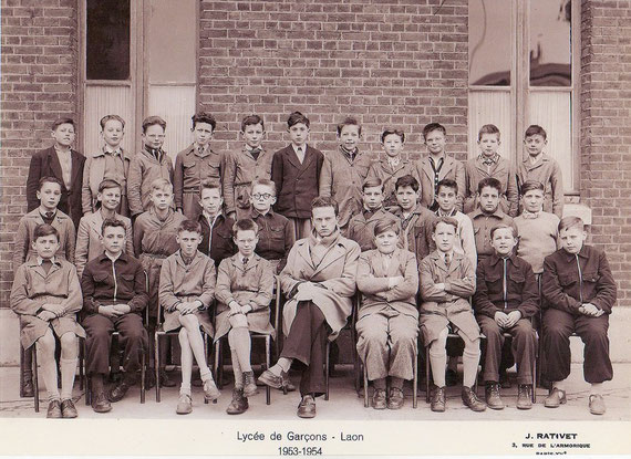 photo de classe Laon 1954  6M2