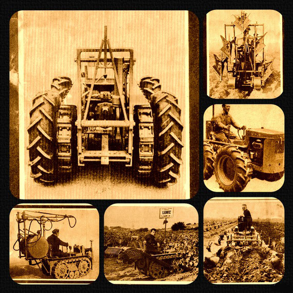 Montage photo sur fond sépia.