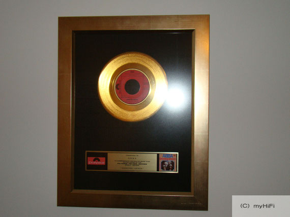 Goldene Schallplatte ABBA - Dancing Queen