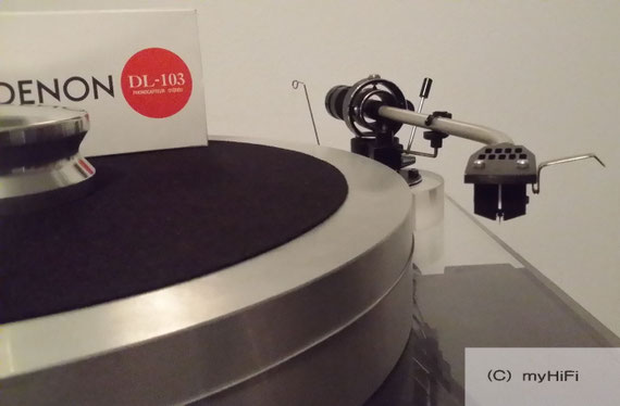 Letzte "Ausbaustufe" mit Denon DL-103 Tonabnehmer