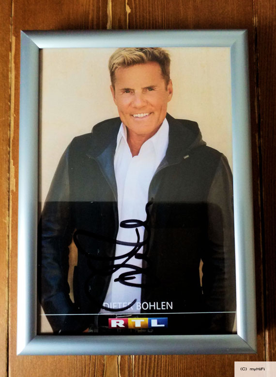 Autogramm von  Herrn Dieter Bohlen