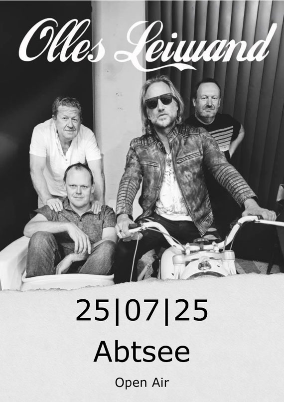 Olles Leiwand live Open Air am Abtsee